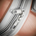 American Tourister Pirouette NXT Hardside Large Checked Luggage with Spinner Wheels Ultramarine
